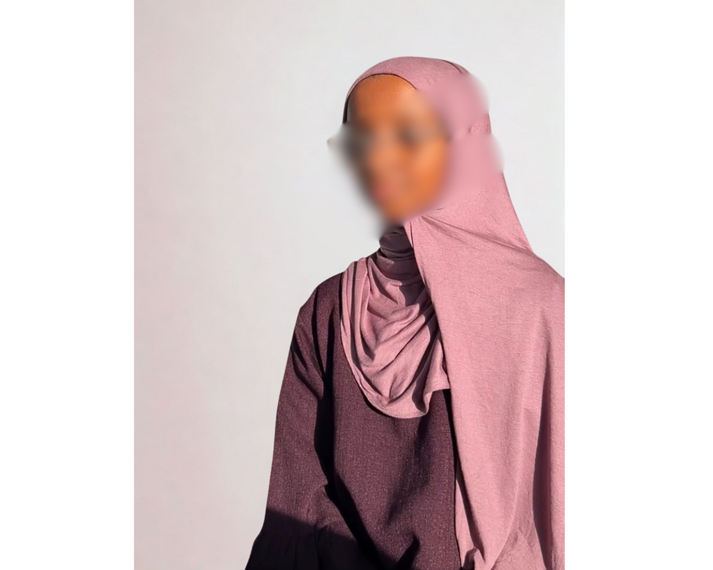 Dusty Lilac junior instant hijaab