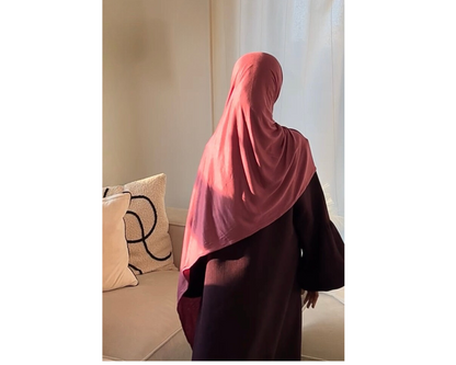 Orchid blush junior instant hijaab