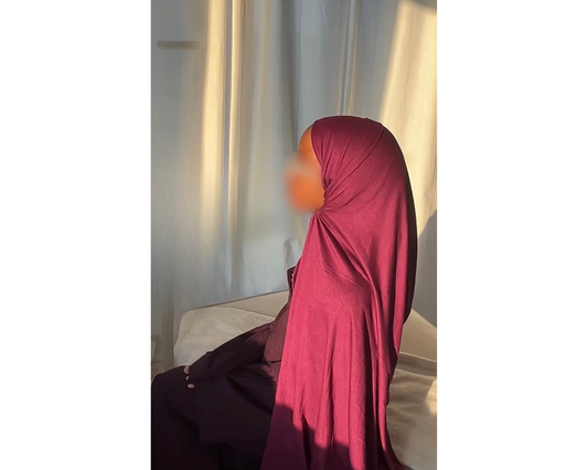 Crimson Rose junior instant hijaab