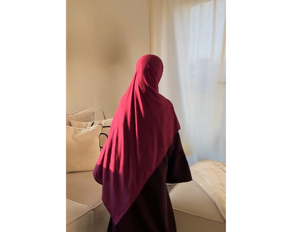 Crimson Rose junior instant hijaab